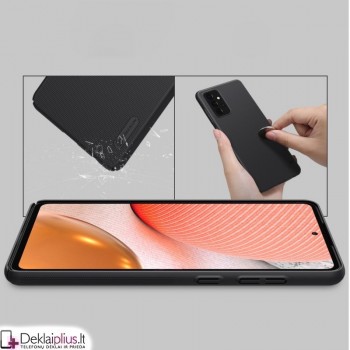 Nillkin Frosted shield plastikinis dėklas - juodas (telefonui Samsung A72/A72 5G)